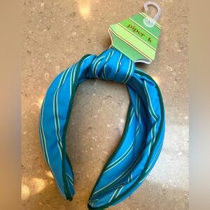 NWT Blue/Green/White Striped Headband adds color & fun to your outfit!